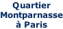 Quartier Montparnasse à Paris