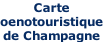 Carte oenotouristique de Champagne