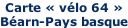 Carte « vélo 64 » Béarn-Pays basque